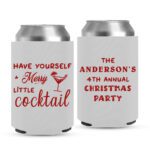Christmas Koozies 06-white