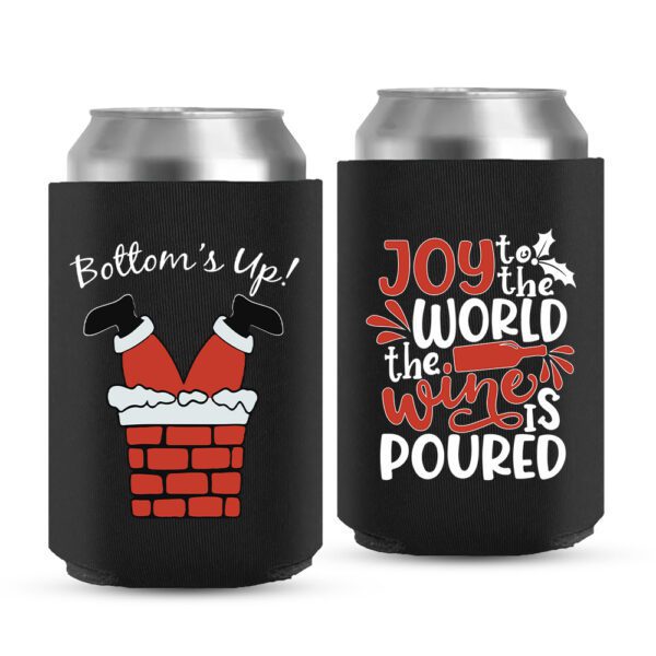 Christmas Koozies 09-black