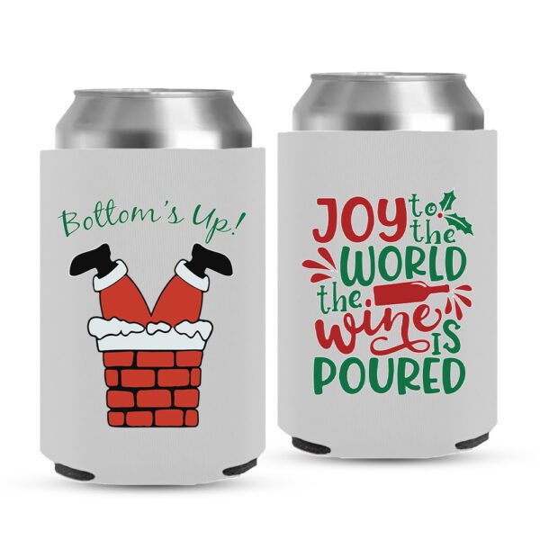 Christmas Koozies 09-white