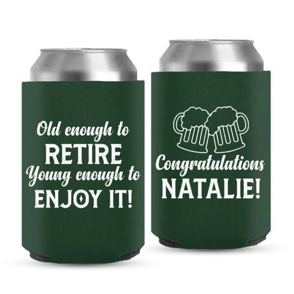 Retirement Koozies-05-green