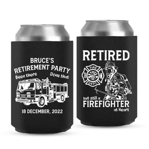 Retirement Koozies-10-black