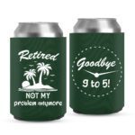 Retirement Koozies-11-green
