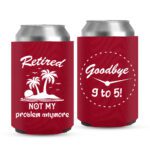 Retirement Koozies-11-red
