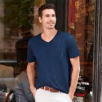 Custom tshirts mens v-neck 06