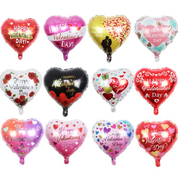 Foil Balloons - Heart - Full Color 3