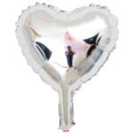 Foil Balloons-Heart-Siler