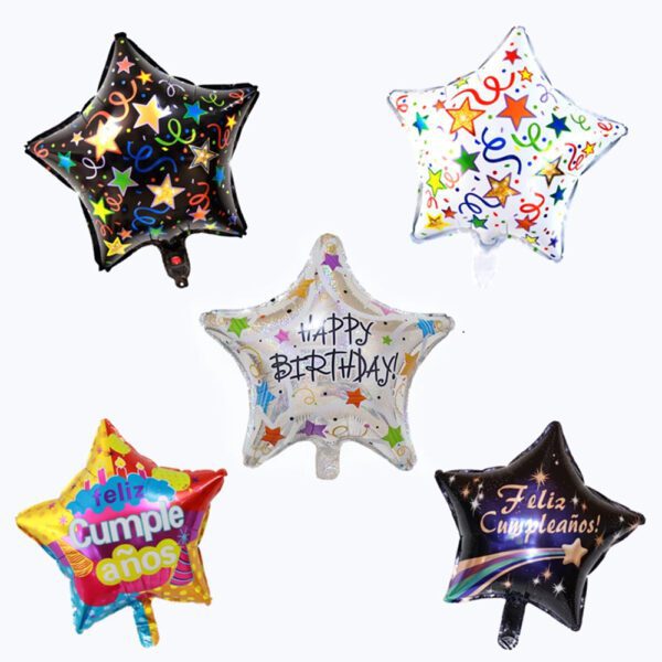 Foil Balloons - Star-Full Color