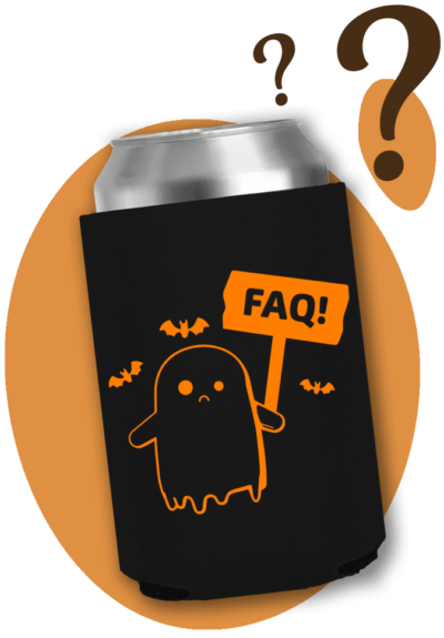 Hallloween Koozies -FAQ