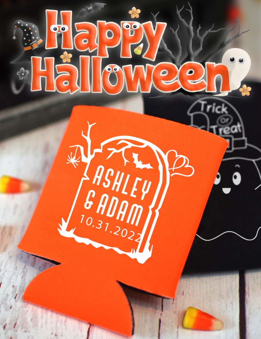 Hallloween Koozies - Featured