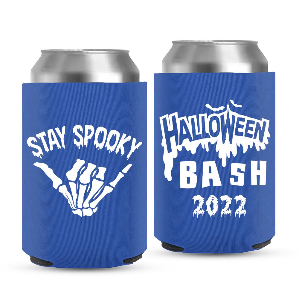 Stay Spooky | Halloween Koozies 2022 Halloween Koozies-03-blue
