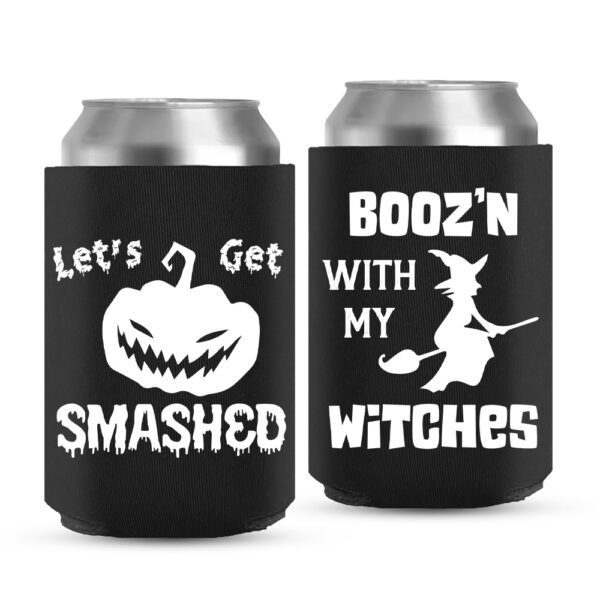 Halloween koozies -01-black