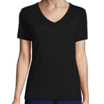 Women Vneck Performance Custom T-shirts