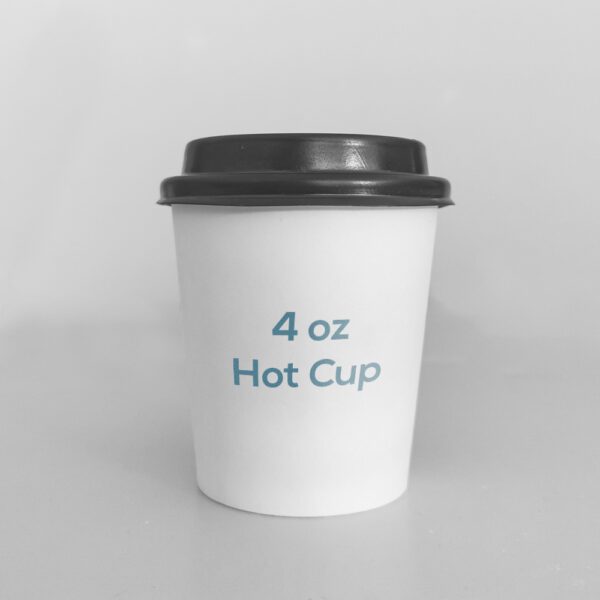 02. 4 oz custom paper cup with lid