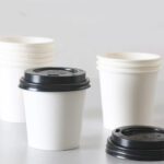 02. 4 oz custom paper cups with lid
