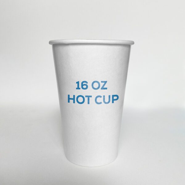 09. 16 oz custom paper cups