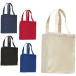 Cotton-canvas custom tote bags - colors