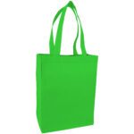 Cotton-canvas custom tote bags - green