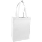 Cotton-canvas custom tote bags - white