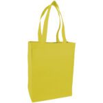 Cotton-canvas custom tote bags - yellow