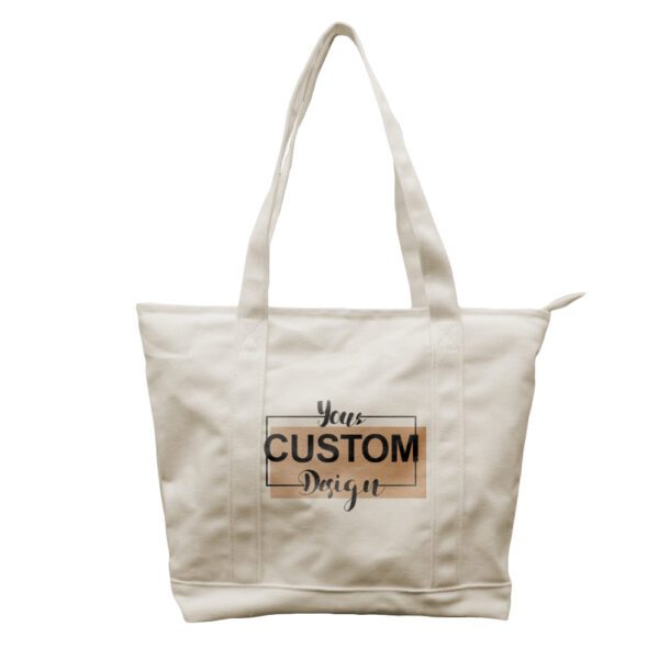 Custom Canvas Tote Bag with Zip Featured Image