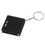 Custom Keychains Measure Tape-Black
