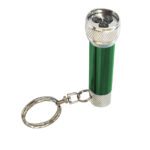 Custom Keychains -Round Flashlight-Green