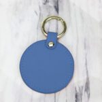 Custom Keychains - Round Keytags-Blue