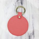 Custom Keychains - Round Keytags-Red