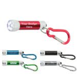 Custom Round Metal Flashlight Keychains in Bulk