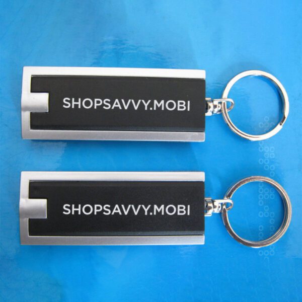 Custom Keychains with Slim Flashlight 01