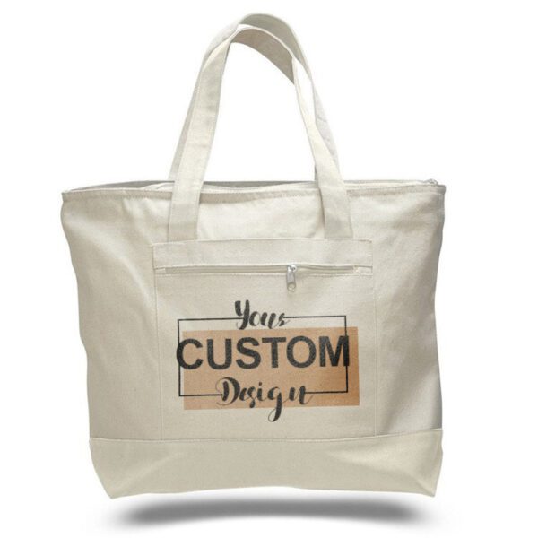 Custom Tote Bag with Pocket Featured Image