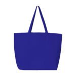 Custom tote bags - canvas jumbo navy