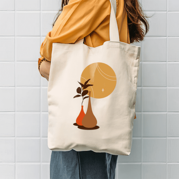 Custom tote bags - display