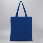 Custom tote bags - navy blue