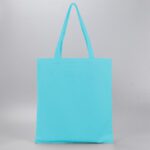 Custom tote bags - sky blue