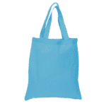 Custom tote bags - sky blue