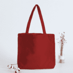 Jumbo custom tote bags - canvas Red