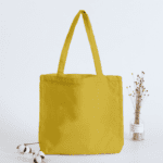 Jumbo custom tote bags - canvas Yellow