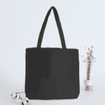 Jumbo custom tote bags - canvas black