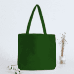 Jumbo custom tote bags - canvas dark green