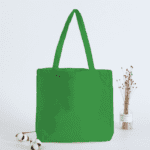 Jumbo custom tote bags - canvas green