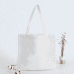 Jumbo custom tote bags - canvas white