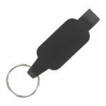custom bottle opener plastic -Black