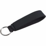custom keychains - Wrist Strap-Black