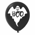1. Black Halloween Balloons