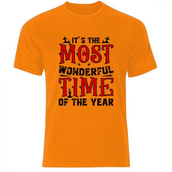 1. Custom Orange Halloween T-shirts