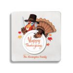 1. Custom Thanksgiving Coasters Square