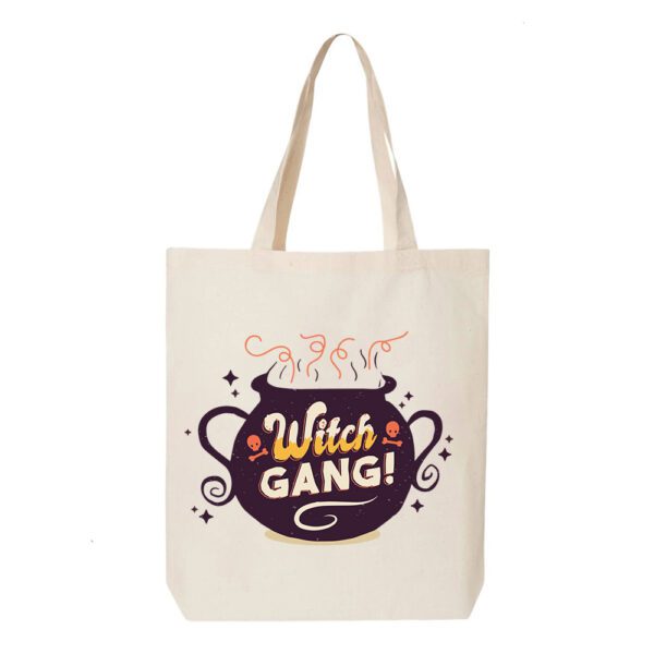 10. Full Color Natural Halloween Tote Bags