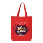 10. Full Color Red Halloween Tote Bags
