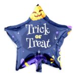 10. Full Color Star Shape Foil Halloween Balloons